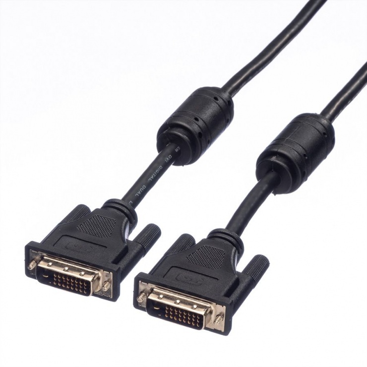 Imagine Cablu monitor DVI (24+1) T-T dual link 15m, Roline 11.04.5598