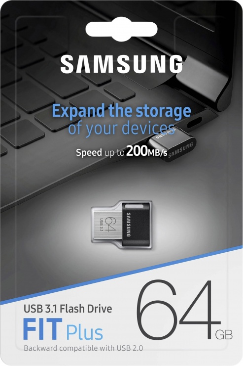Imagine Stick USB FIT Plus 3.1 metalic 64GB, Samsung MUF-64AB/APC