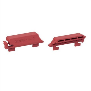 Set 12 bucati clips de blocare pentru PDU C13 rosu, Bachmann 940.103