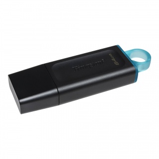 Stick USB 3.2 Gen1 Data Traveler Exodia 64GB Negru + Turcoaz, Kingston DTX/64GB