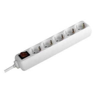 Prelungitor cu 5 x Schuko 1.5m Alb, Bachmann 3812545